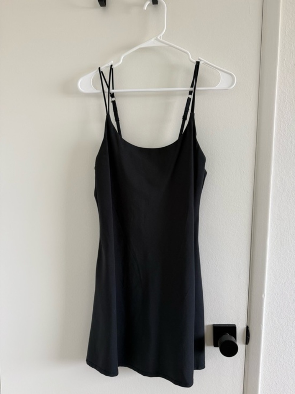 Abercrombie & Fitch Black Mini Athleisure Dress